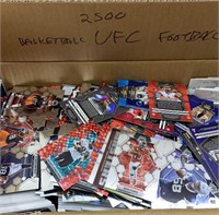 2500 mixed sports cards