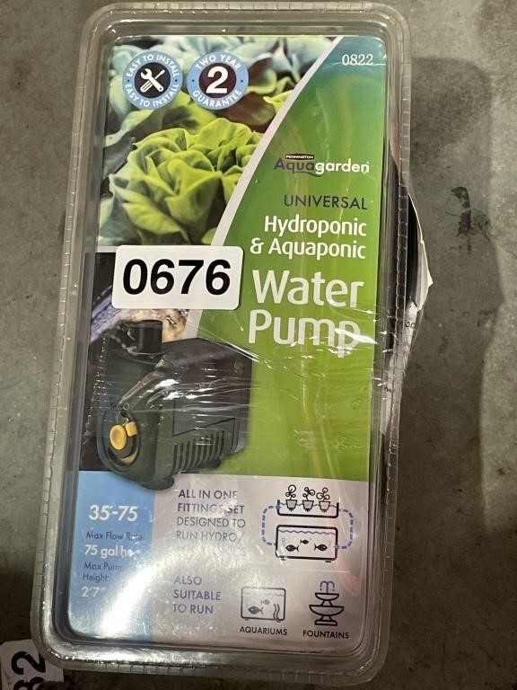 AQUA GARDEN WATER PUMP RETAIL $20
