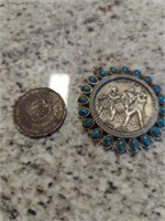 Coin pendant and Phillips 66 coin