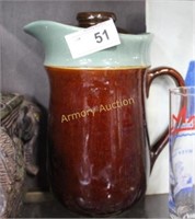 RED WING POTTERY PITCHER WITH LID