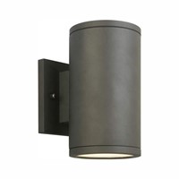 Rodham Black LED Outdoor Wall Lantern Sconce