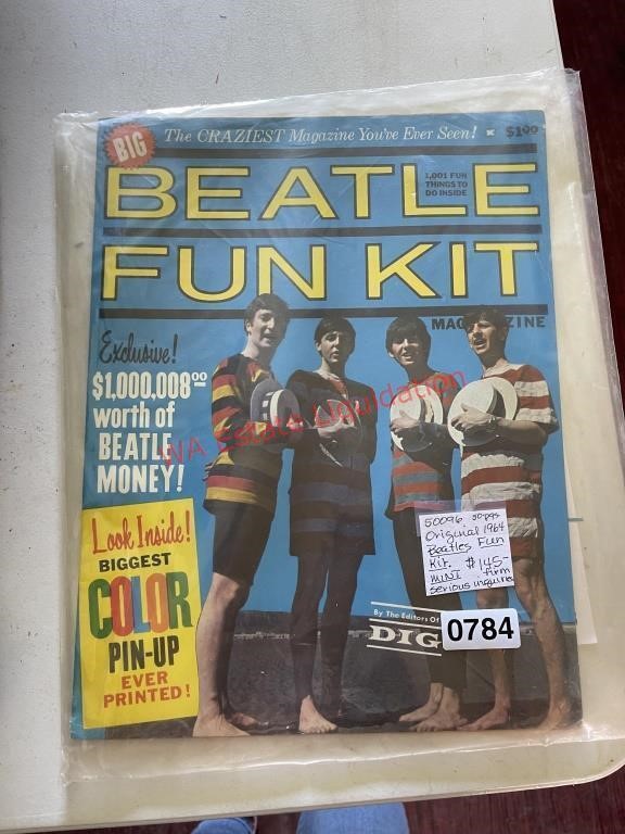 1964 - 50 page Original Beatles Fun Kit magazine