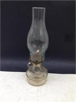 Vtg "Eagle" Maker Glass Oil Lamp