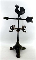 Cast Iron & Aluminum Rooster Weathervane