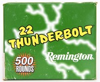 500 rds Remington 22 Thunderbolt HV RN