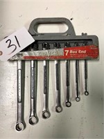 Craftsman Box-End Wrench Set-New