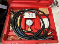 Snap-On Case, Pressure Gauges & Hoses