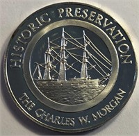 Sterling Silver Round, Charles W. Morgan