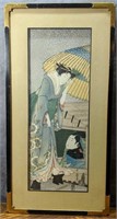Kitagawa Utamaro Print of Woodblock