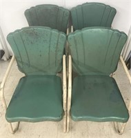 Vintage Green outdoor chairs