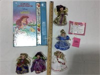 Paradise Galleries porcelain doll ornaments,