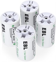 EBL D Size Adapters Spacers for Use with AA Batter