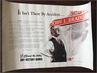 WWII Victory Bonds Advertising Poster Proof #2
