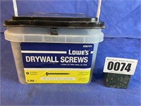 Drywall Screws, Philips Head #6x1.25", 10 LB.