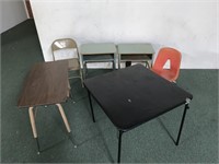 Tables, desks, chairs