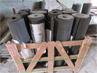 CRATE OF FELT ROOFING PAPER