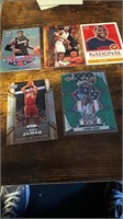 Lebron James Lot with 2 National VIP crds and more