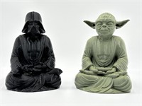 3D Printed Darth Vader & Yoda Buddha Figures