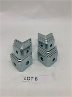 24 PCS of Eaton 2H Corner Angle - Zinc Coated