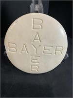 Bayer Aspirin Plaster Of Paris Paperweight