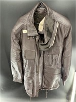 Men's leather coat size XL