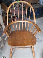 Nice, Oak Windsor style chair-solid
