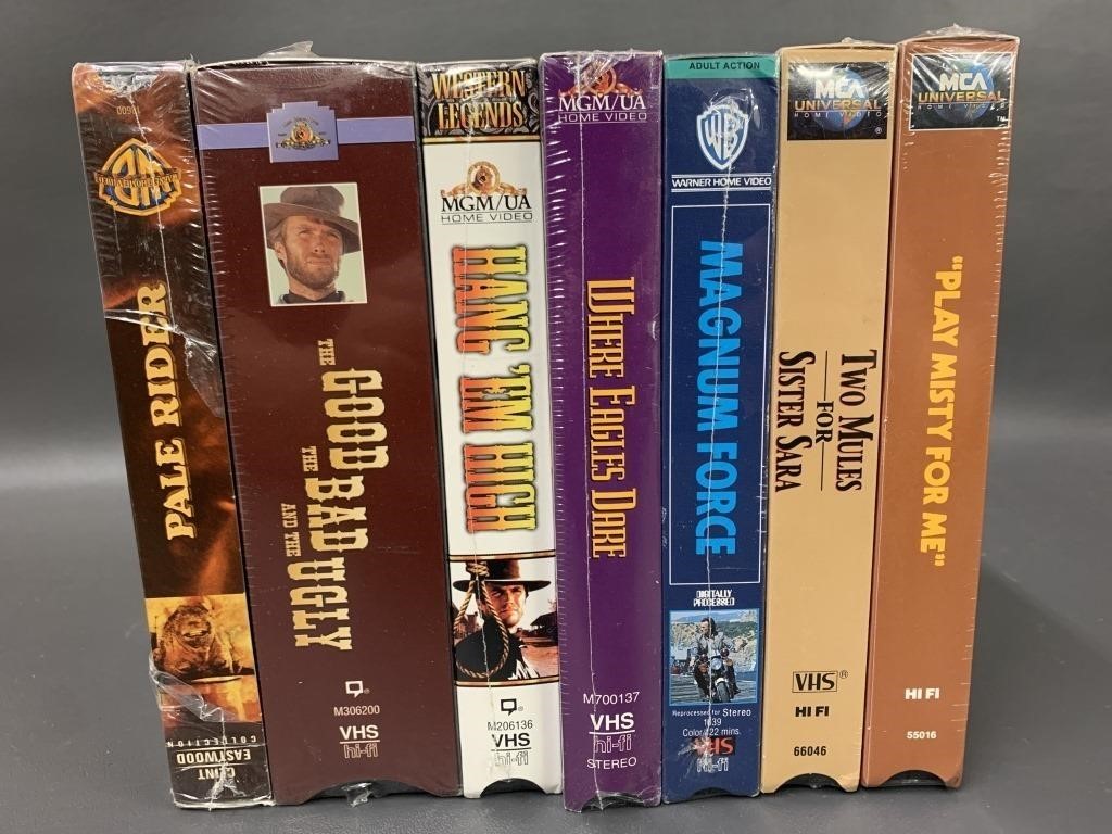 Sealed VHS Movie Collection - Clint Eastwood