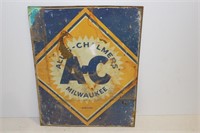 Allis Chalmers sign - repro