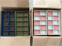 (2) Boxes Organizing Bins