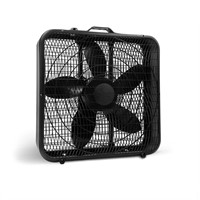 Comfort Zone Box Fan with Carry Handle, 20 inch, 3
