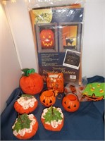 New Halloween Decor & Handmade Pumpkins