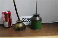 OIL CANS, GOLD ONE IS EAGLE BRAND
