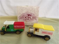 Collectors Set Of Classic Trucks Toy Size