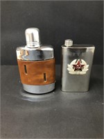 Russian Flask & Leather Wrap Flask