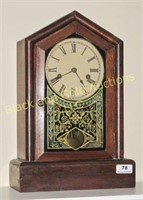 Seth Thomas Mantle Clock, Walnut Case