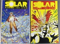 Solar Man Of The Atom #1-2 Valiant Comic Books