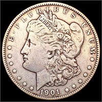 1901 Morgan Silver Dollar CLOSELY UNCIRCULATED