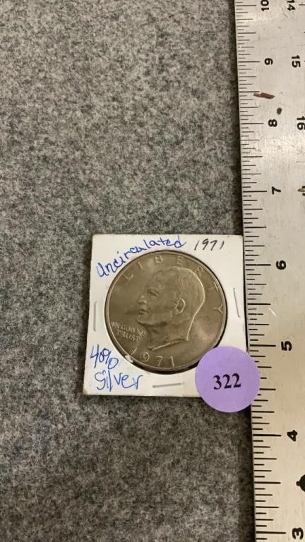 1971 uncirculated dollar coin