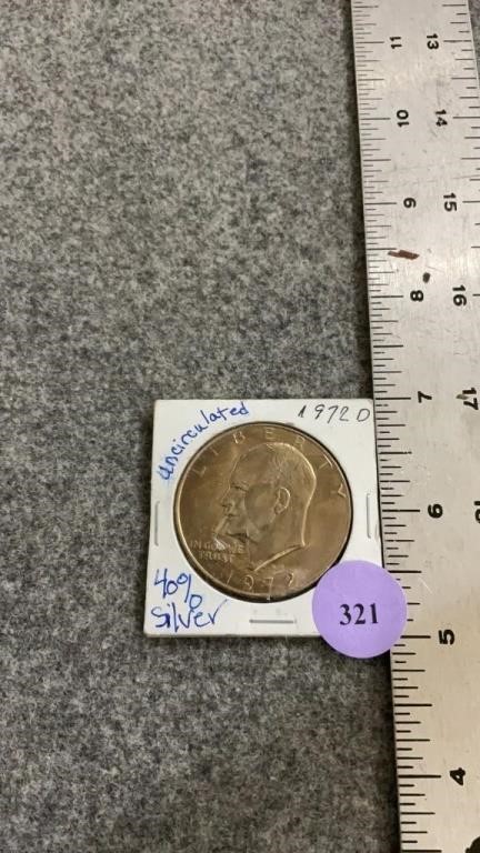1972 uncirculated dollar coin