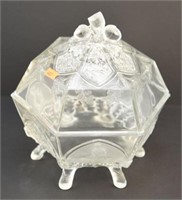 Lot #2181 - Early American Pattern glass frosted