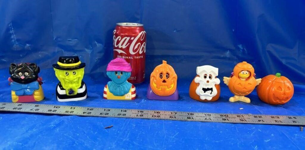 WW! Assorted McDonalds Halloween Themed Toys