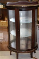 CURVED FRONT TABLETOP DISPLAY CURIO-