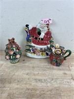 Santa Designer Plate and Christmas Tea Cup