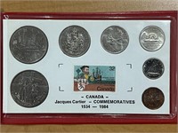 1984 Cdn Coin Set- Jacques Cartier