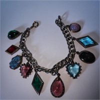 Vintage Dangle Jewel Bracelet Market "Germany"