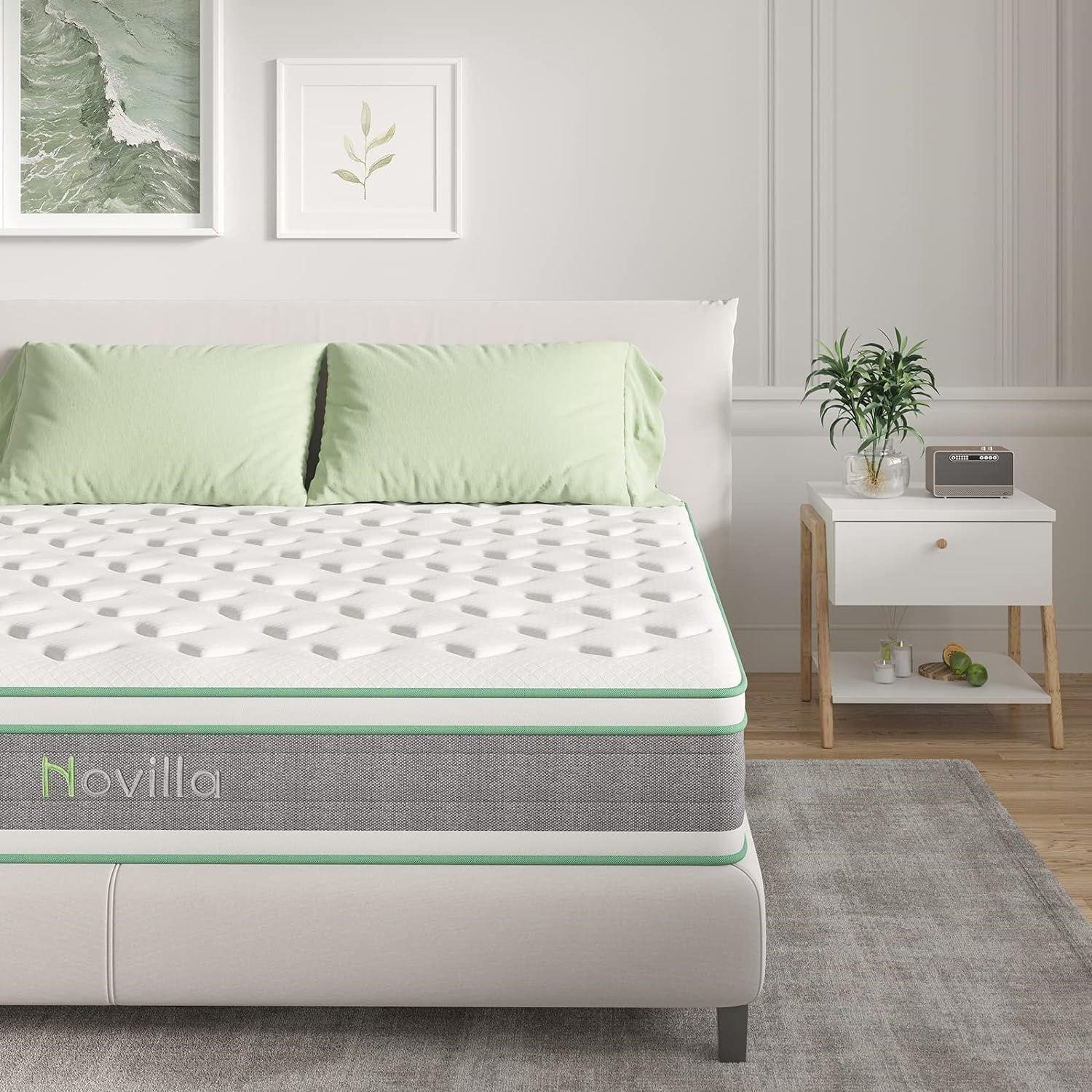 QUEEN 12" Novilla Medium Firm Hybrid Mattress