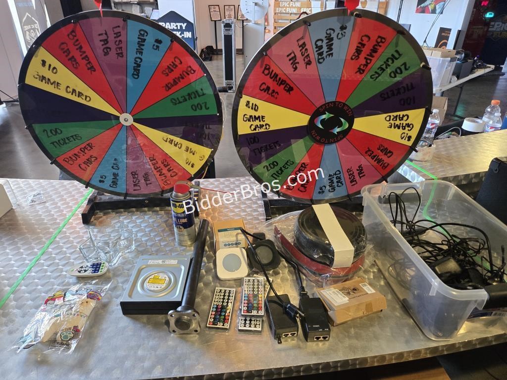 2 Prize Wheels, MISC Office Items.