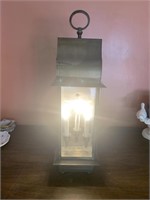 Vintage brass lantern, electrified - works (heavy)