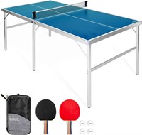 GoSports Mid-Size Table Tennis Game Set - Portable