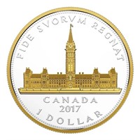 Canada 2017 $1 FIDE SVORM REGNAT - Renewed Silver